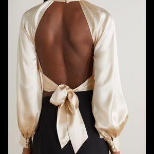 Reformation Julia silk top